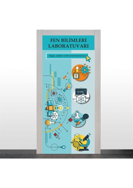 Fen Bilimleri Laboratuvarı Kapı Giydirme