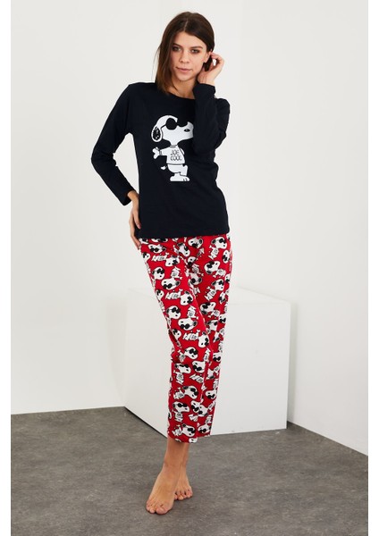Baskılı Uzun Kol Pijama Takım fiyatları