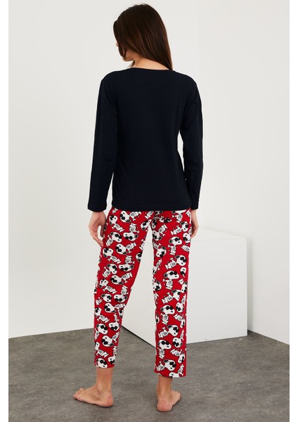 Baskılı Uzun Kol Pijama Takım indirimleri