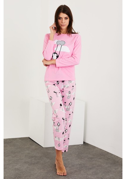 Baskılı Uzun Kol Pijama Takım fiyatları