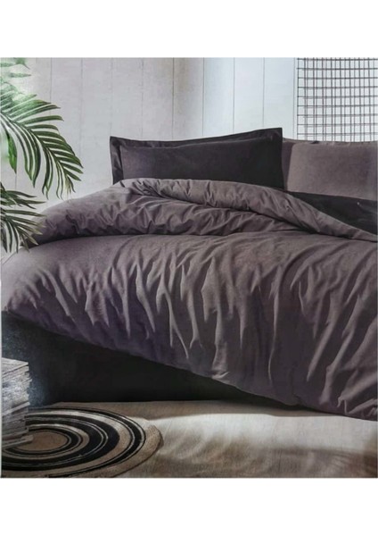 Nevresim Takımı Ranforce Çift Kişilik Antrasit Siyah Colormix modelleri