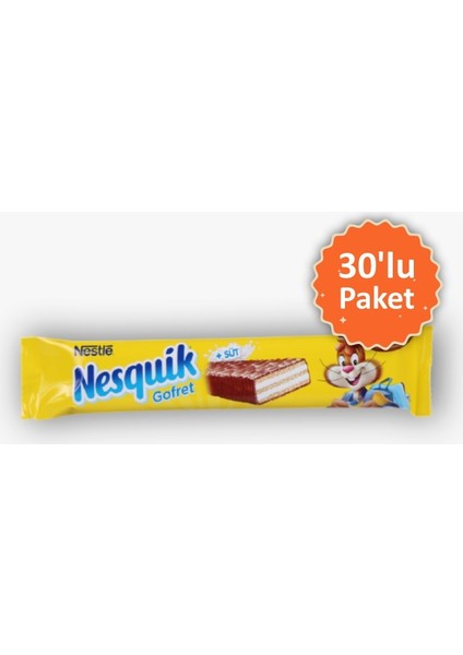 Nesquik Gofret 26,7 gr 30 Adet
