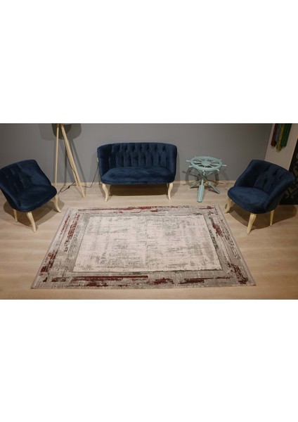 Halı Combo 5001B Gri-Fuşya 160X230