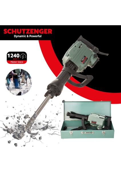 S1C-65MM Profesyonel 25 Joule 14 kg Kırıcı Hilti Matkap