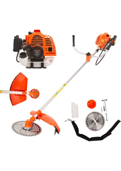 SC-Y9520B Benzinli Ot - Çim Biçme Makinesi ( Yandan )