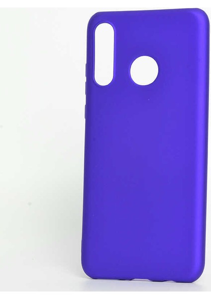 - Huawei P30 Lite - Kılıf Mat Soft Premier Silikon Kapak - Saks Mavi - T7866