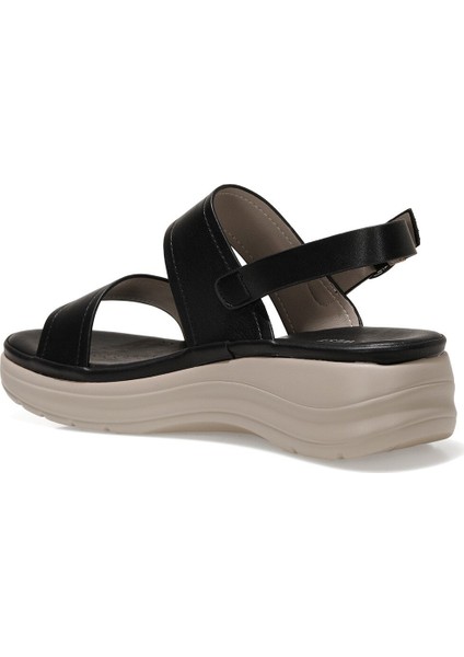 Adevıel 1fx Siyah Kadın Kalın Tabanlı Sandalet modelleri