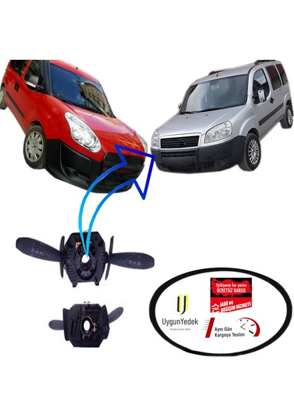 Fiat Doblo 1.9 Airbagsiz Sinyal Ünitesi 735292037