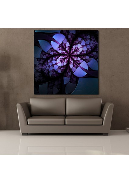 Eflatun Çiçek 140X140CM