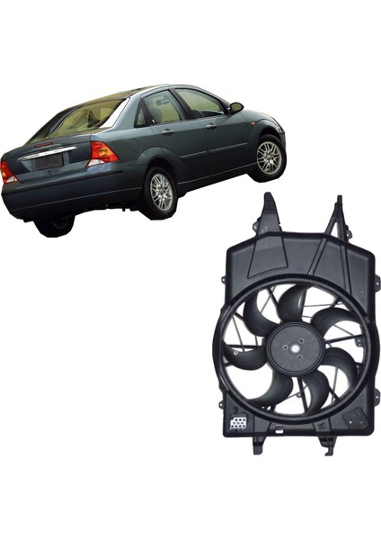 Ford Focus 1 Radyatör Fan Motoru Davlumbazlı 1999--2003