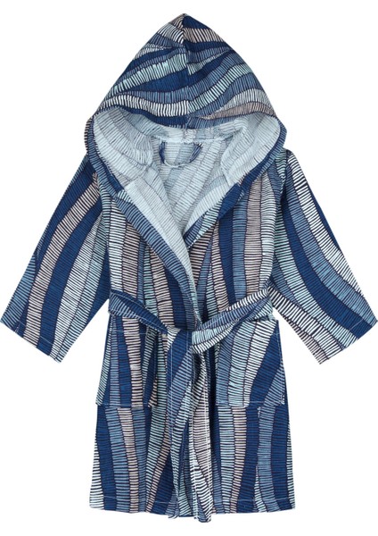 Kids Pamuk Müslin Bebek Bornozu- Eiden