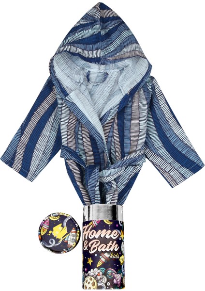 Kids Pamuk Müslin Bebek Bornozu- Eiden modelleri