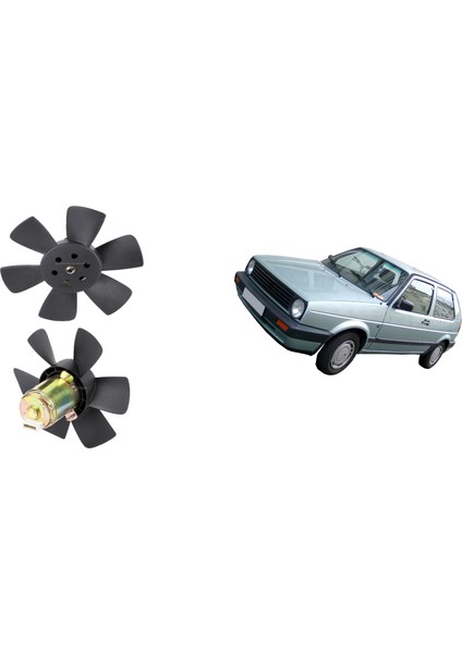 Volkswagen Golf Iı Caddy Polo Classic Radyatör Fan Motoru