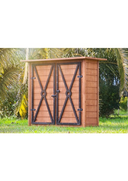 Ahşap Bahçe Depolama Dolabı (Küçük)