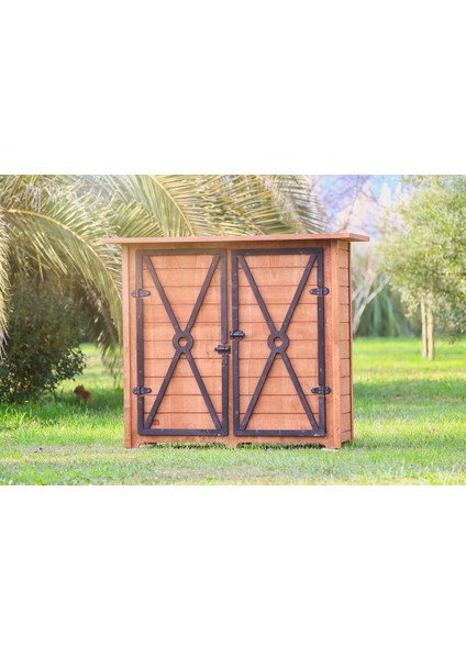 Ahşap Bahçe Depolama Dolabı (Küçük) fiyatları