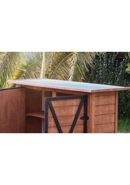 Ahşap Bahçe Depolama Dolabı (Küçük) indirimleri