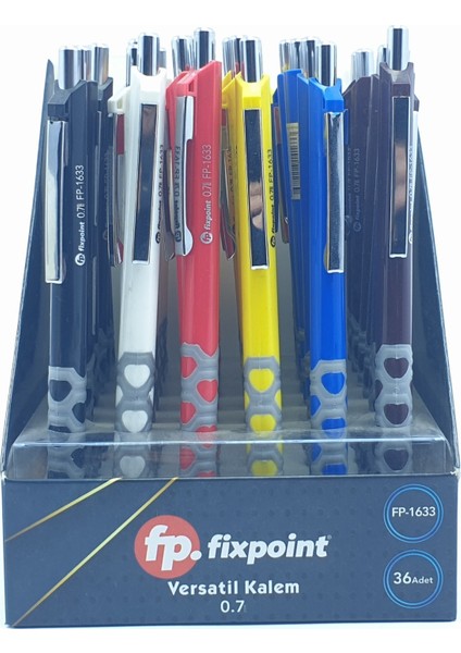 Versatil Kalem Metal Uçlu Kalem 0.7 mm FP-1633 36 Adet