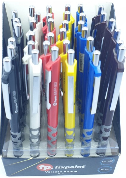 Versatil Kalem Metal Uçlu Kalem 0.7 mm FP-1633 36 Adet