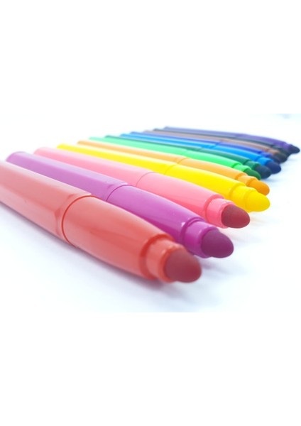 Jumbo Keçeli Kalem 12 Li Kalın Uçlu Keçeli Kalem