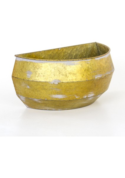Dekoratif Metal Duvar Çiçekliği 20x40.5x18.5 Cm