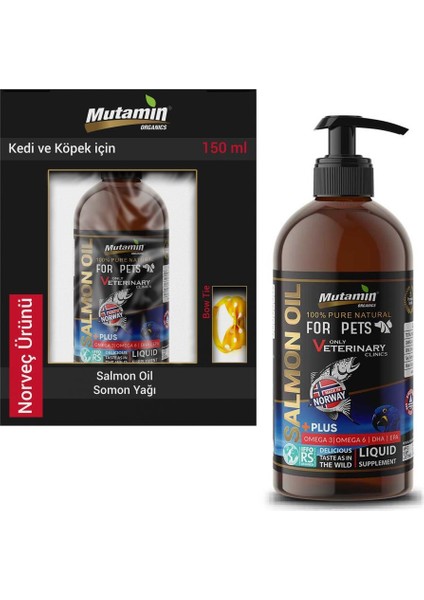 Mutamin Norveç Kedi ve Köpek Somon Yağı 150 ml