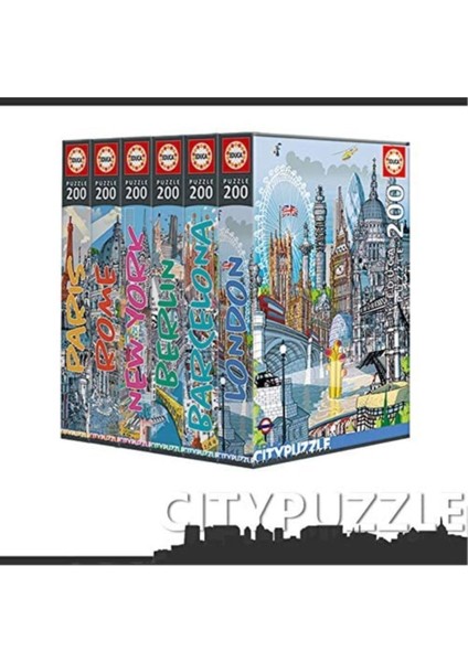 Educa Şehirler Serisi Roma 200 Parça Puzzle fırsatları