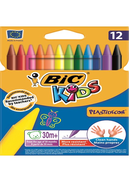 Pastel Boya Plastidecor Karton Kutu 12'li 920299