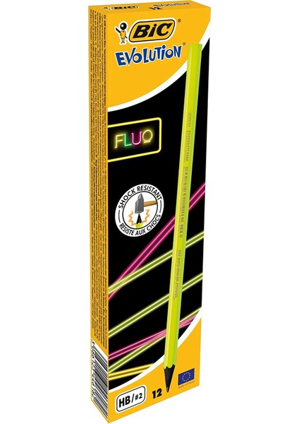 Kurşun Kalem Evo Fluo 12'li 940757