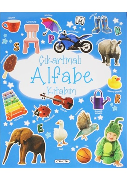 Çıkartmalı Alfabe Kitabım