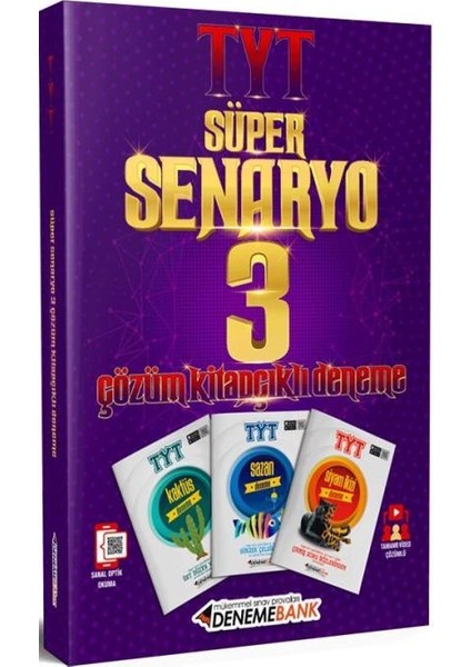 Denemebank Tyt Süper Senaryo 3 Çözüm Kitapçıklı Deneme