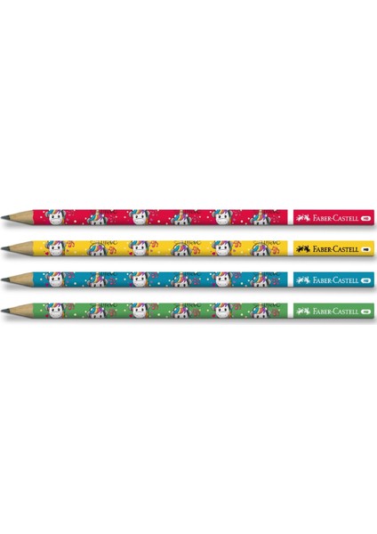 Kurşun Kalem - Unicorn - 4'lü Set