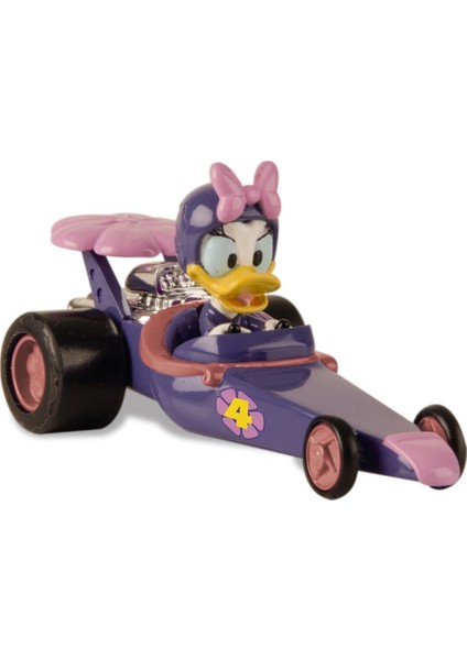 Mickey And The Roadster Racers Figür ve Araç Daisy Figürü ve Arabası