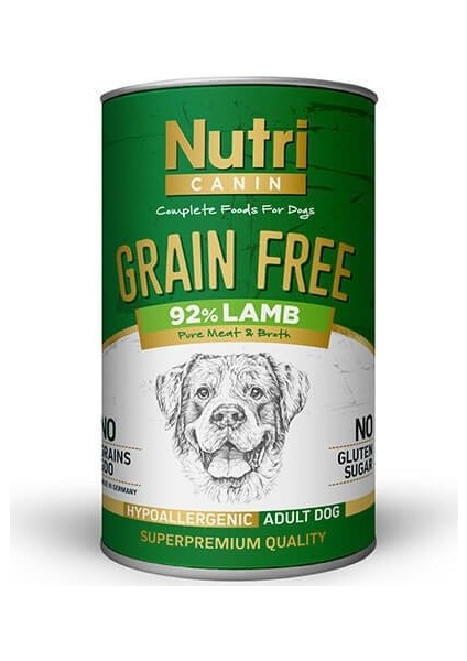 Tahılsız Adult Kuzu Etli Köpek Konservesi 400 gr