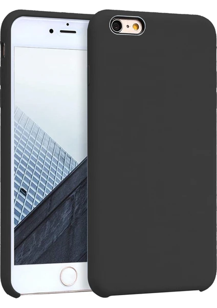 Piyasa Sepeti Apple iPhone 6s Ince Mat Silikon Kılıf Siyah