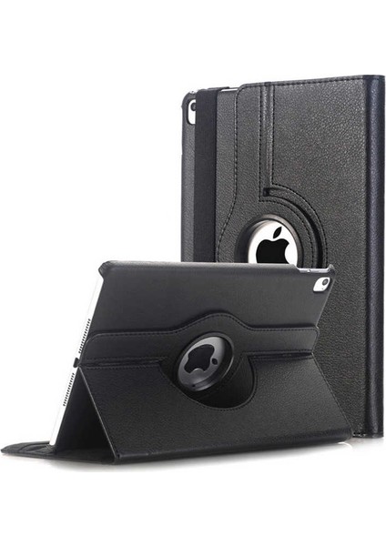 Apple iPad 2 Dönebilen Stantlı Tablet Kılıfı - Siyah