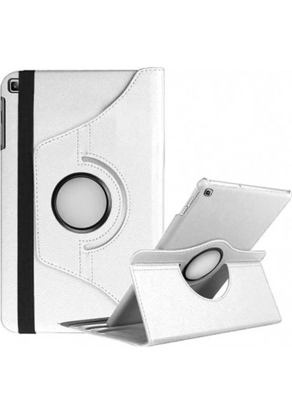 Huawei Mate Pad T8 Dönebilen Stantlı Tablet Kılıfı - Beyaz
