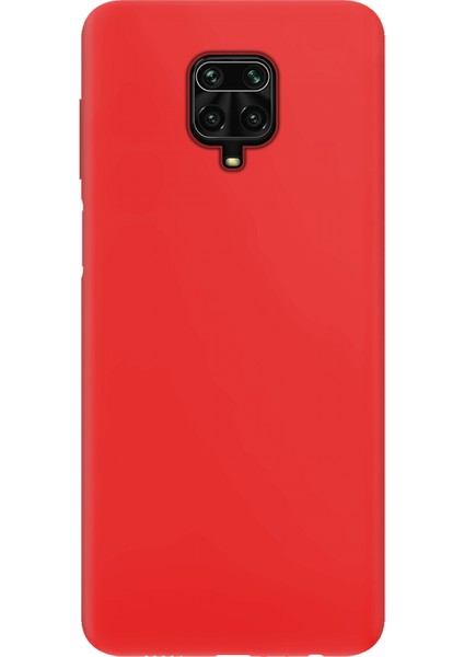 Xiaomi Redmi Note 9 Pro Max Ince Mat Silikon Kılıf Kırmızı fiyatları
