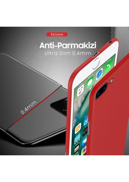 Apple iPhone 7 Plus Ultra Slim Lüx Kılıf Siyah
