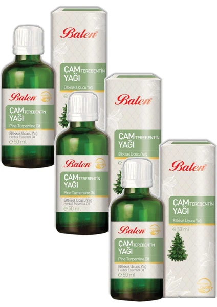 Çam Terebentin Yağı (Distilasyon) 50 ml x 3