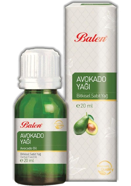 Avokado Yağı Soğuk Pres 20 ml x 4