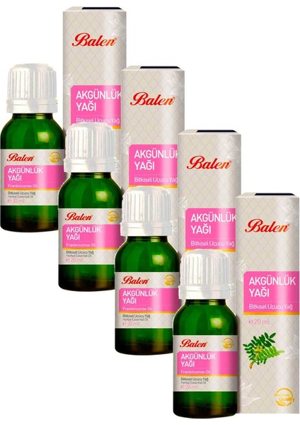 Akgünlük-Sığla Ağacı Yağı (Distilasyon) 20 ml 4 Lü