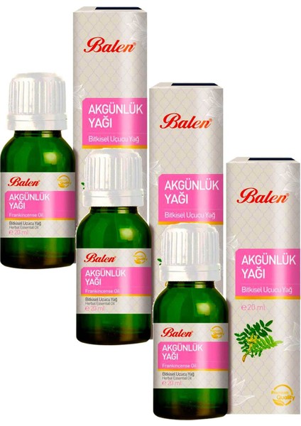 Akgünlük-Sığla Ağacı Yağı (Distilasyon) 20 ml 3 Lü