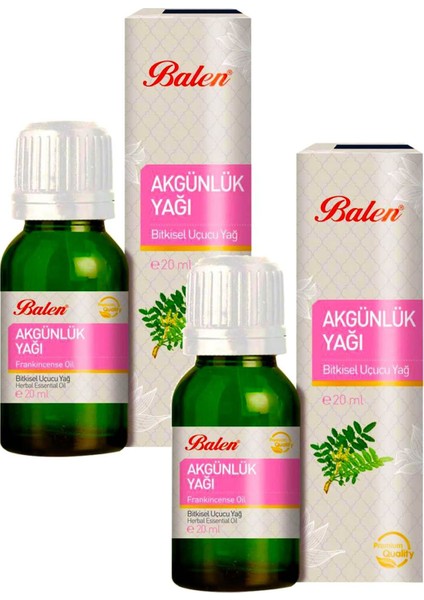 Akgünlük-Sığla Ağacı Yağı (Distilasyon) 20 ml 2 'li