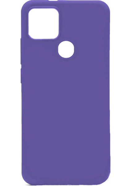 Oppo A15S Kılıf Mat Esnek Biye Silikon Kılıf + Tam Kaplayan 5d Cam Ekran Koruyucu