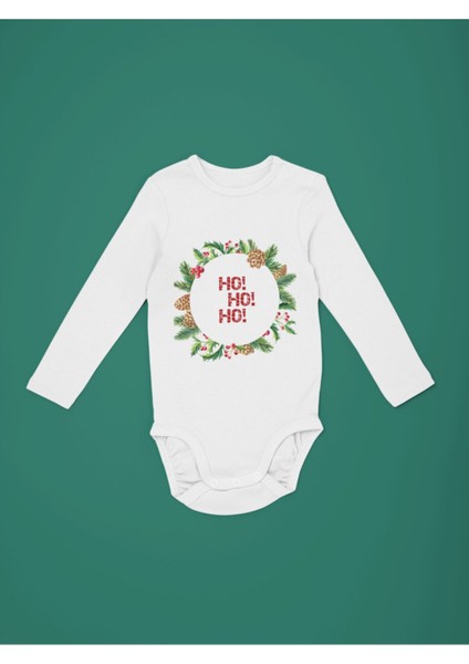 Yılbaşı Noel Baba Bebek Zıbını - Ho Ho Ho Zıbın