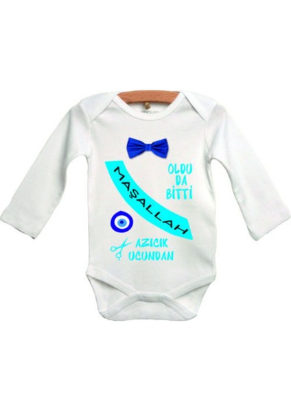 Sünnet Kıyafeti Uzun Kollu Bebek Zıbın Body