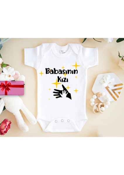 Babasının Kızı Tasarımlı Bebek Body Zıbın