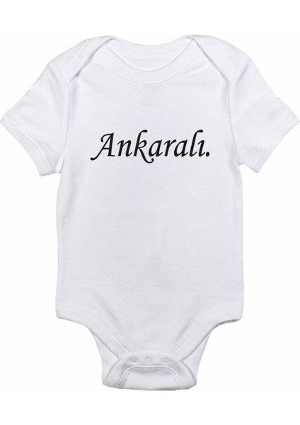 Ankaralı Baskılı Bebek Body Zıbın