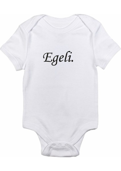 Egeli Baskılı Bebek Body Zıbın