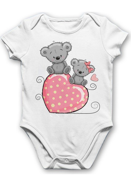 Bebek Kız Body Kısa Kollu